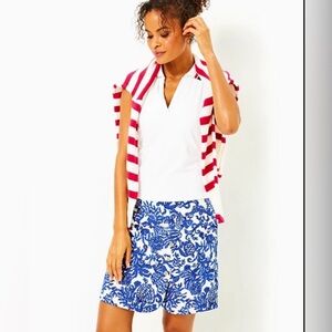 Lilly Pulitzer Luxletic Monica Skort (sz14) - Deeper Coconut Ride With Me Golf